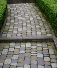 Custom paver driveway project in Dallas