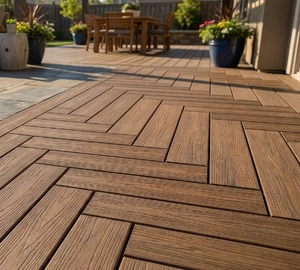 Custom paver patio installation in Dallas backyard