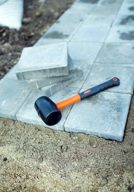 Custom paver patio and outdoor living design in Dallas